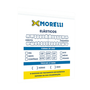Embalagem Para Elastico Ortodontico 50 Un - Morelli